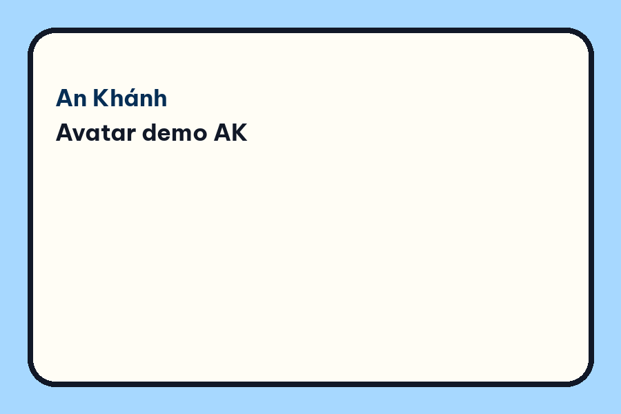 Ảnh đại diện An Khánh